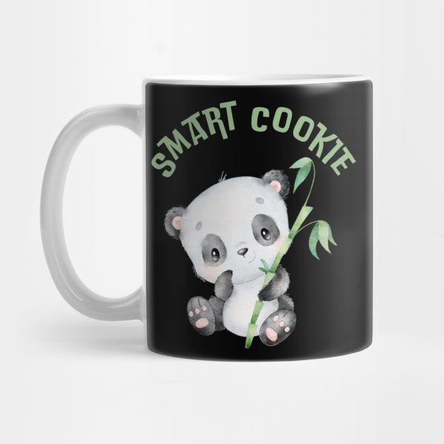 Smart Cookie I'm Cute and I know it Sweet little panda cute baby outfit by BoogieCreates